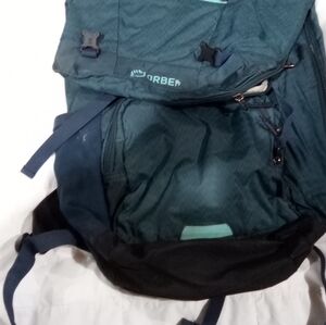 Teal and Black Men's Backpack Orben